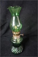 Hunter Green Mini Oil Lamp