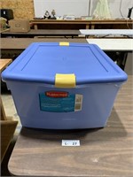 45qt Rubbermaid Plastic Storage Tote