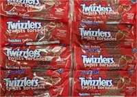 8X250g STRAWBERRY TWIZZLERS TWISTS -BB 06/24