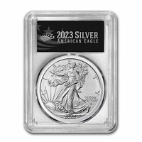 2023-w 1 Oz Burnished Silver Eagle Sp-70 Pcgs Ar