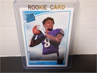 2018 PANINI DONRUSS #317 LAMAR JACKSON RR