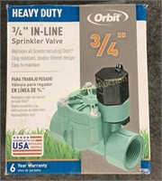 Orbit 3/4” In-Line Sprinkler Valve