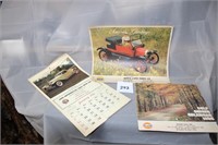 1978, 1981 & 1986 ADVERTISING CALENDARS