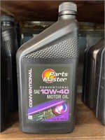 3 quarts 10 W 40 motor oil