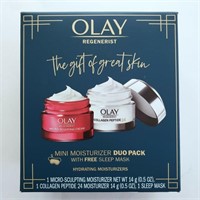 D1) New Olay Regeneriest Mini Moisturizer Duo Pack