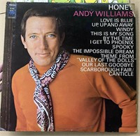 VINTAGE RECORD ALBUM  ANDY WILLIAMS HONEY