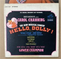 VINTAGE RECORD ALBUM  CAROL CHANNING HELLO DOLLY