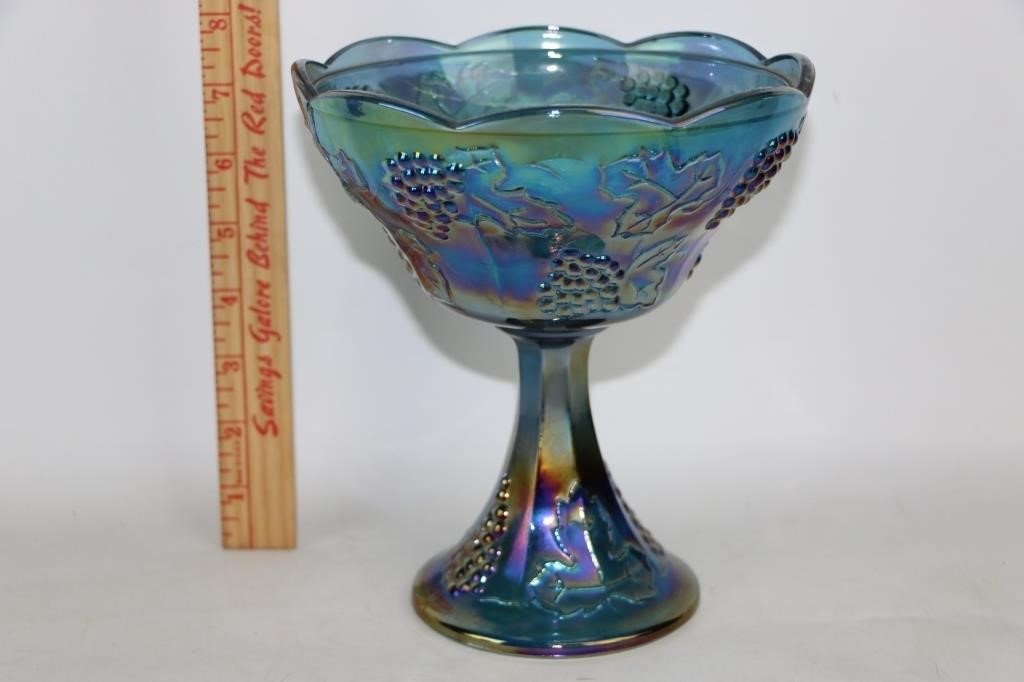 1970's Indiana Glass Harvest Grape Candy Compote