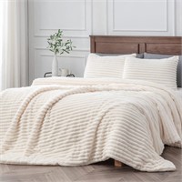 Fleece Queen Comforter Set