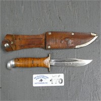 Finland Engraved Knife & Sheath