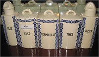 5 Pc Canister Set Marked 'Greif' 100+ Yrs Old