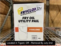 FRYCLONE 6-GAL FRY OIL UTILITY PAIL