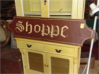Double sided shoppe sign
