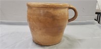 1 Vintage Crock w/ Handle F.H. Cowden 7.5" Tall