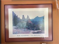 Mary Silverwood print, framed & matted