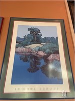 Mary Silverwood print, framed & matted