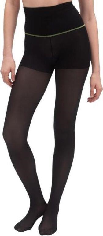 2-Pk Sheertex Women's SM Tight, Black Small