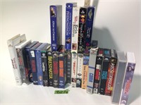 VHS movies, Including Fire Starter, Michael,