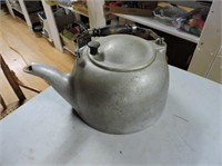 Antique Kettle W/ Wood Handle