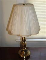 brass finish lamp