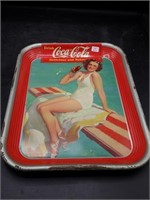 1939 Coca Cola Tray Springboard Girl Sundblom