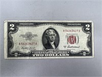 1953 A $2 Bill Red Seal