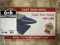 400lbs Single-Horn Iron Anvil