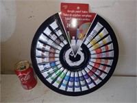 Tubes de peinture arylique