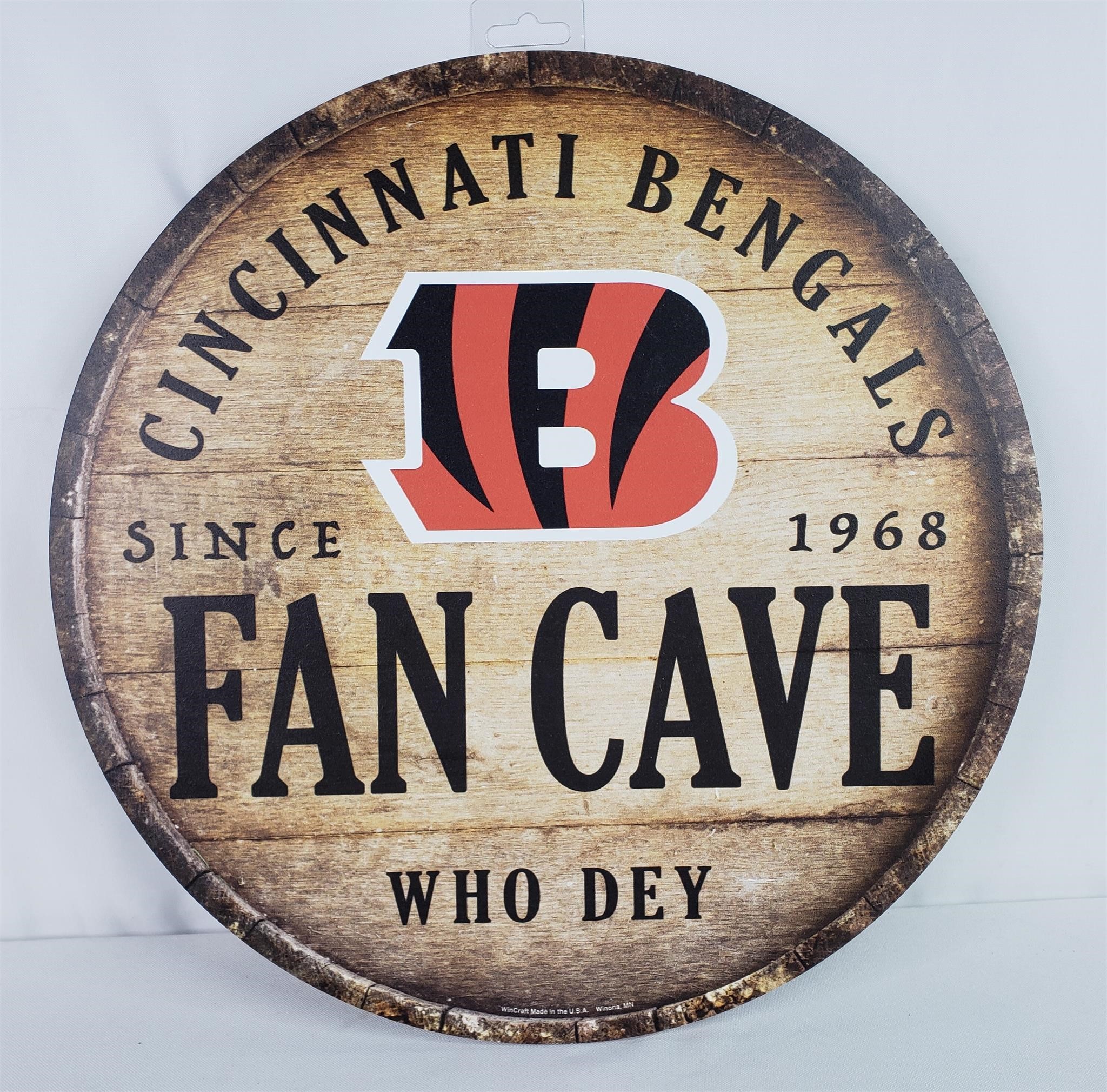 Cincinnati Bengals Fan Cave Sign
