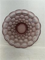 Purple glass serving dish tray