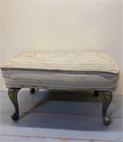 Vintage Brass Leg Footstool