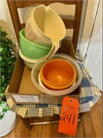 Box Lot Tupperware and Mixing Bowls