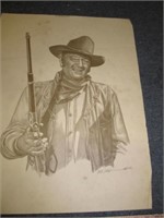 John Wayne by Bob Dale Art Print