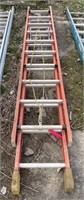 HD Industrial Fiberglass 17ft Extension Ladder