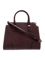 Rebecca Minkoff Burgundy Leather Top Handle Bag