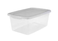 $5  Project Source 1.5-Gal Clear Tote w/ Snap Lid