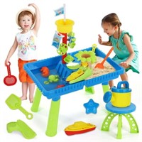 37 Pcs  Yexmas Sand Water Table for Toddlers  Outd