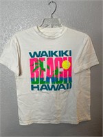 Vintage Waikiki Beach Hawaii Souvenir Shirt