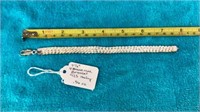 7 1/2 in. 4 Strand Rope Bracelet
Italy 925
