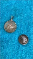 Coin Pendant & Buffalo Nickel