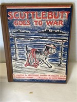 RARE 1943 SCUTTLEBUTT GOES TO WAR CHILDREN'S BOOK