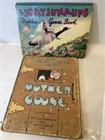 EARLY 1900S MOTHER GOOSE HARDCOVER BOOK AND 1943