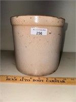 Salt Glaze Stoneware Crock 6.75" x 6" diameter