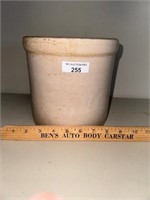 Salt Glaze Stoneware 6" Diameter Crock