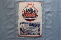 Retro Tin Sign: 1962 Mets