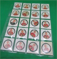 20x 1960-61 Shirriff Hockey Coins Gordie Howe Hull