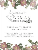 3 Month Flower Subscription