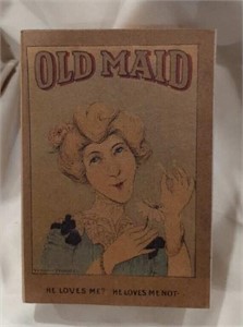 Old Maid card game, antique