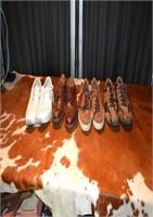 4 pair of mens shoes