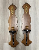 Vintage candle holders